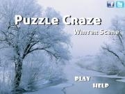 Play Puzzle craze - winter scene