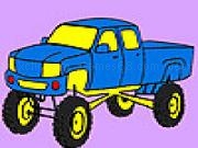 Play Fast mountain jeep coloring