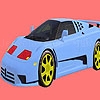 Play Best blue fabulous car coloring