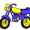 Play Fast racing bike coloring