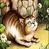 Play Scared cat slide puzzle