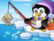 Play Fishing penguin jigsaw