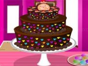 Play Colored chocolate cake