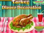 Play Turkey dinner decoration