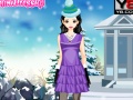 Play Cute winter girly dressup