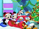 Play Donald duck et ses amis noel puzzle