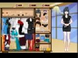 Play Cute stewardess dress up