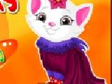 Play Barbie cat hair salon care