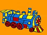 Jugar a Fast city locomotive coloring
