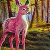 Jugar a Pink deer in the woods slide puzzle