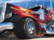 Play American truck puzzle