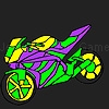 Play Fascinating and fast motorcycle coloring
