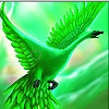 Play Flying green goose slide puzzle