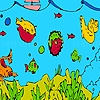 Play Deep sea fishes and algae coloring