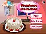 Play Stawberry cream cake