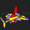 Play Weird space aircraft coloring