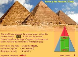Play Secret of the pharaoh's tomb.