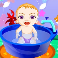 Play Sweet baby bathing