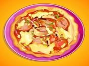 Play Cooking bacon pizza