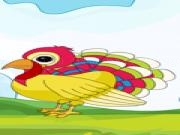 Play Colorful turkey matching