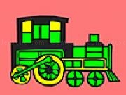 Play Modern locomotive car coloring