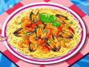 Play Seafood pasta