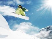 Play Snowboard jump jigsaw