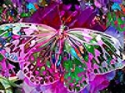 Play Pink fantasy butterfly slide puzzle