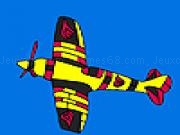 Play Flying flame airplane coloring