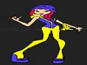 Play Funny summer girl coloring