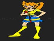 Play Alone smug girl coloring