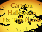 Play Cartoon halloween fix the puzzle