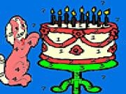 Play Birthday dog coloring