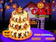 Play Halloween cake decoration