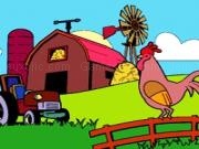 Play Cute farm coloring