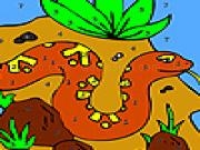 Play Snake on the land coloring