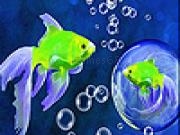Play Bubble and fishes slide puzzle