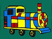 Play Country fast locomotive coloring