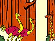 Play Two ostrich and giraffe coloring