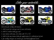 Play Color your motorbikes.