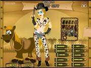 Play Voguish cowgirl dressup