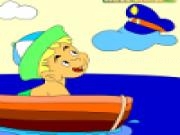 Play Kids coloring: young captain