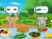 Play Feed the baby elephants