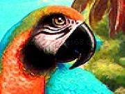 Spielen Fantastic red parrots puzzle
