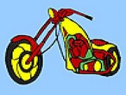 Play Long street motorcycle coloring