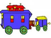 Play Old village carriage coloring