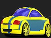 Play Fast ruled car coloring