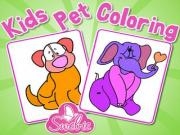 Play Kids pet coloring