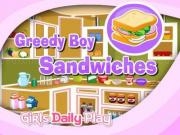 Play Greedy boy sandwiches
