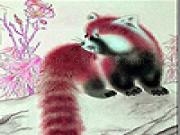 Spielen Sweet brown raccoon slide puzzle